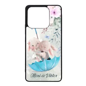 Neves cukisagok kollekcio Esernyos nyuszi szerelem Xiaomi Redmi Note 14 5G tok