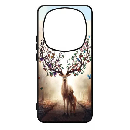 erdő szarvas őz négy évszak Xiaomi Redmi Note Pro 14 5G / Redmi Note 14 Pro Plus 5G tok