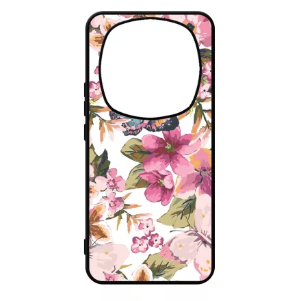 pillangós lepkés virág mintás Xiaomi Redmi Note Pro 14 5G / Redmi Note 14 Pro Plus 5G tok