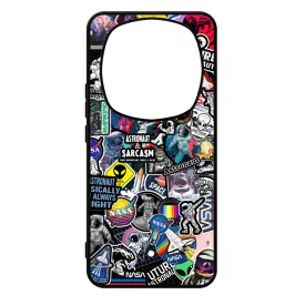 NASA matricabomba astronaut űrhajós stickerbomb Xiaomi Redmi Note Pro 14 5G / Redmi Note 14 Pro Plus 5G tok