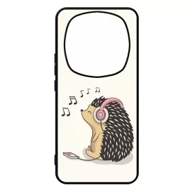 Csak a zene - Sünis sündisznós Xiaomi Redmi Note Pro 14 5G / Redmi Note 14 Pro Plus 5G tok