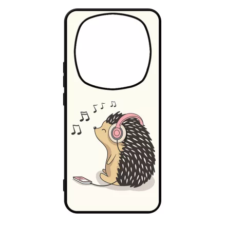 Csak a zene - Sünis sündisznós Xiaomi Redmi Note Pro 14 5G / Redmi Note 14 Pro Plus 5G tok