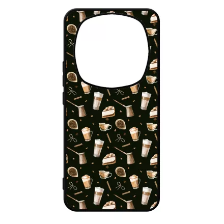 Coffee & Café kávés őszi Xiaomi Redmi Note Pro 14 5G / Redmi Note 14 Pro Plus 5G tok