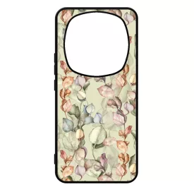 Vintage Ősz virág mintás Xiaomi Redmi Note Pro 14 5G / Redmi Note 14 Pro Plus 5G tok