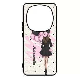 Kérd a Neveddel - Ballon Girl - Pink szerelem valentin napi Xiaomi Redmi Note Pro 14 5G / Redmi Note 14 Pro Plus 5G tok