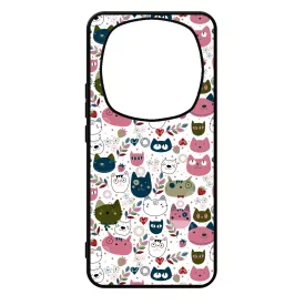 Csak vidáman - Cicák Xiaomi Redmi Note Pro 14 5G / Redmi Note 14 Pro Plus 5G tok