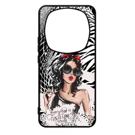Fashion Show Girl Wild Beauty Csajos Allat mintas Xiaomi Redmi Note Pro 14 5G / Redmi Note 14 Pro Plus 5G tok