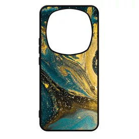 Golden Blue marvanyos marvany mintas Xiaomi Redmi Note Pro 14 5G / Redmi Note 14 Pro Plus 5G tok