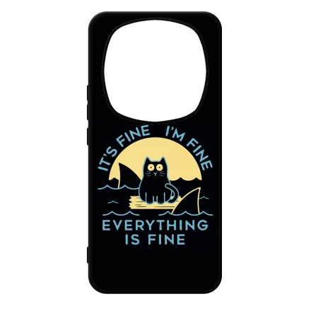 ezek csak cápák this is fine Xiaomi Redmi Note Pro 14 5G / Redmi Note 14 Pro Plus 5G tok