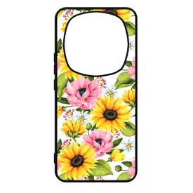 Napraforgo virag mintas Hello nyar Xiaomi Redmi Note Pro 14 5G / Redmi Note 14 Pro Plus 5G tok