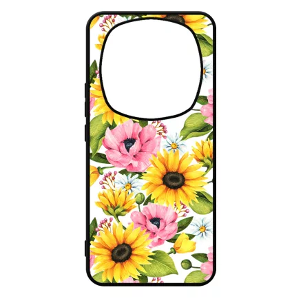 Napraforgo virag mintas Hello nyar Xiaomi Redmi Note Pro 14 5G / Redmi Note 14 Pro Plus 5G tok