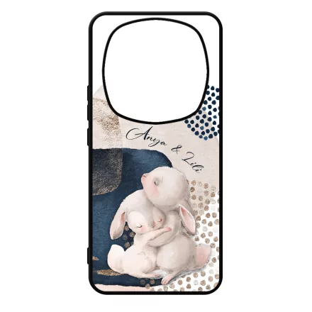 Kerd a neveddel - Cuki nyuszik - osz Xiaomi Redmi Note Pro 14 5G / Redmi Note 14 Pro Plus 5G tok