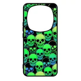 Green Skulls - Halloween Xiaomi Redmi Note Pro 14 5G / Redmi Note 14 Pro Plus 5G tok