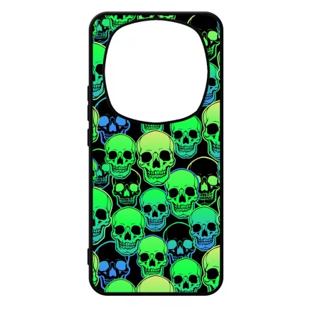 Green Skulls - Halloween Xiaomi Redmi Note Pro 14 5G / Redmi Note 14 Pro Plus 5G tok