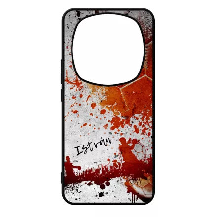 Kerd a neveddel RED kezilabda mintas Xiaomi Redmi Note Pro 14 5G / Redmi Note 14 Pro Plus 5G tok