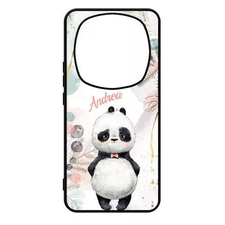 Édes kis Panda - Téli mintás Xiaomi Redmi Note Pro 14 5G / Redmi Note 14 Pro Plus 5G tok