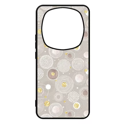 Csodaszép Aranyló téli mintás Xiaomi Redmi Note Pro 14 5G / Redmi Note 14 Pro Plus 5G tok