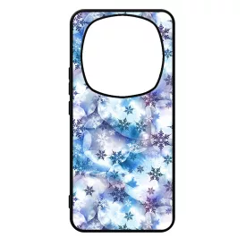 Téli Szépséges Hópihe mintás Xiaomi Redmi Note Pro 14 5G / Redmi Note 14 Pro Plus 5G tok
