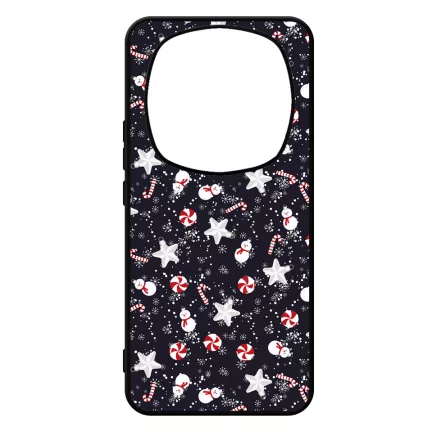 Cuki karácsonyi díszek mintás Xiaomi Redmi Note Pro 14 5G / Redmi Note 14 Pro Plus 5G tok