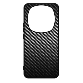 Ezüst karbon fiber mintás Xiaomi Redmi Note Pro 14 5G / Redmi Note 14 Pro Plus 5G tok