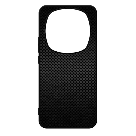 Speaker fekete metál mintás Xiaomi Redmi Note Pro 14 5G / Redmi Note 14 Pro Plus 5G tok