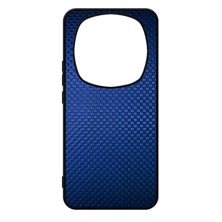 Gyönyörű kék karbon fiber mintás Xiaomi Redmi Note Pro 14 5G / Redmi Note 14 Pro Plus 5G tok