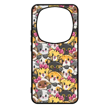 A legcukibb cica mintás Xiaomi Redmi Note Pro 14 5G / Redmi Note 14 Pro Plus 5G tok