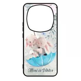 Neves cukisagok kollekcio Esernyos nyuszi szerelem Xiaomi Redmi Note Pro 14 5G / Redmi Note 14 Pro Plus 5G tok