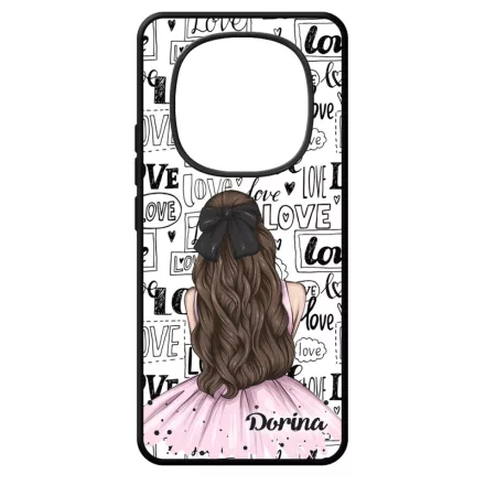 Kérd a Neveddel - LOVE Girl szerelem valentin napi Xiaomi Redmi Note Pro Plus 15 5G tok