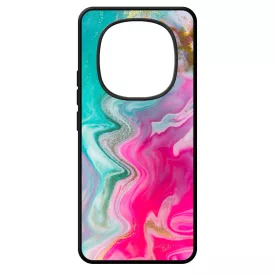 Pink gold Mixed Inks arany mintas marvanyos Xiaomi Redmi Note Pro Plus 15 5G tok