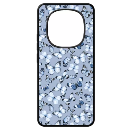 Szepseges kek pillangok Xiaomi Redmi Note Pro Plus 15 5G tok