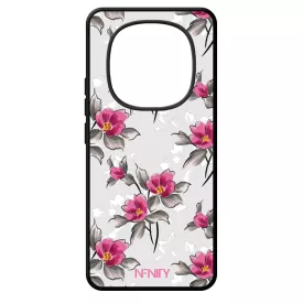 Szépséges pink virágok Xiaomi Redmi Note Pro 15 5G tok