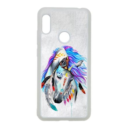 lovas indián ló art művészi native Xiaomi Redmi Note 7 átlátszó tok