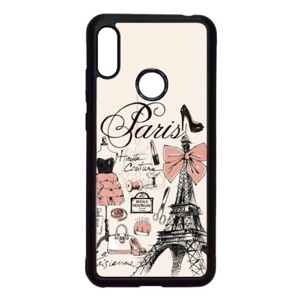 paris párizs eiffel torony tornyos Xiaomi Redmi Note 7 fekete tok