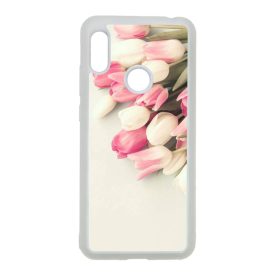 virágos tulipános tavaszi Xiaomi Redmi Note 7 átlátszó tok