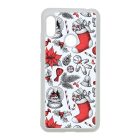 téli karácsonyi mintás textúra Xiaomi Redmi Note 7 átlátszó tok