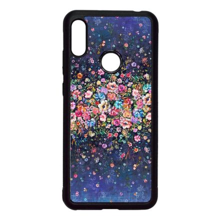 virágos tavaszi art Xiaomi Redmi Note 7 fekete tok