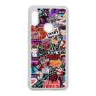 Stranger things matricabomba stickerbomb Xiaomi Redmi Note 7 fekete tok