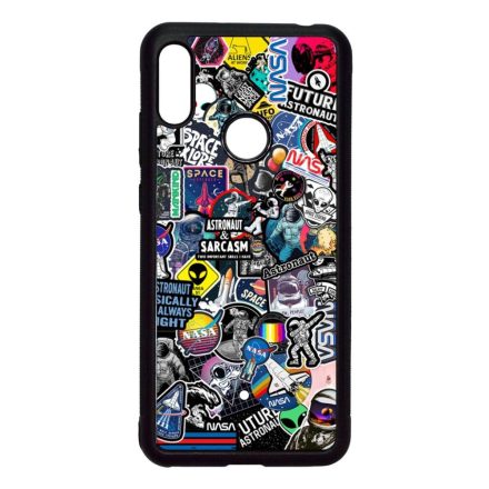 NASA matricabomba astronaut űrhajós stickerbomb Xiaomi Redmi Note 7 fekete tok