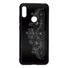 Elegant Matyó - Black magyar mintás hungarian folk Xiaomi Redmi Note 7 fekete tok