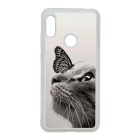 Cica és Pillangó - macskás Xiaomi Redmi Note 7 tok