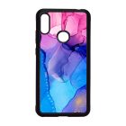 Blue Pink Gradient Ink kek rozsaszin marvanyos Xiaomi Redmi Note 7 tok