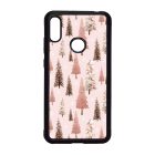 Rózsaszín karácsonyi fenyőfa mintás Xiaomi Redmi Note 7 tok