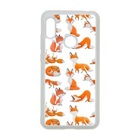 Rajzolt Róka mintás Xiaomi Redmi Note 7 tok
