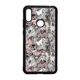 Csodaszép szürke vintage lovas mintás Xiaomi Redmi Note 7 tok