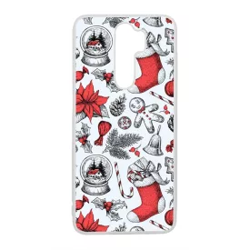 téli karácsonyi mintás textúra Xiaomi Redmi Note 8 Pro tok
