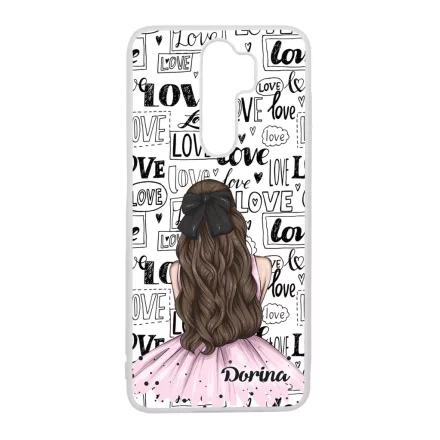Kérd a Neveddel - LOVE Girl szerelem valentin napi Xiaomi Redmi Note 8 Pro tok