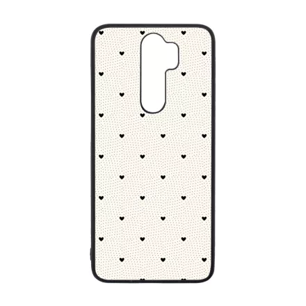 Elegáns szívecskés - CREAM - szives csajos Xiaomi Redmi Note 8 Pro tok