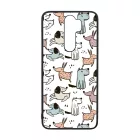 Tündéri rajzolt kutya mintás Xiaomi Redmi Note 8 Pro tok