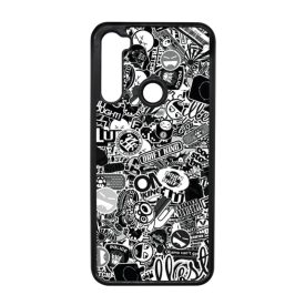 stickerbomb matricabomba Xiaomi Redmi Note 8T fekete tok